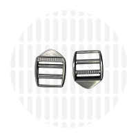 Ladder lock buckle | 25 mm | Gun metal