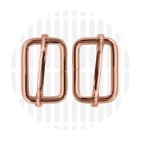 Basic | schuifgesp | 25 mm | Rose Gold