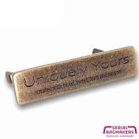 Bag Label | Uniquely yours | Antique Brass
