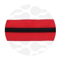 Crimson Red - #S5 Black | Spiraalrits | 1 meter