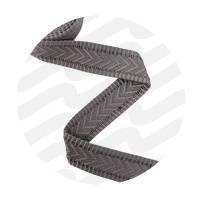 Stone Grey | Sangle Aspen Shimmer 38 mm | 1,5 meter