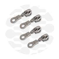 Donut #5S | schuiver spiraalrits | Nickel