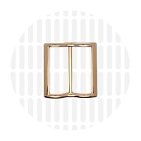 Smart | Wide mouth schuifgesp | 38 mm | Gold