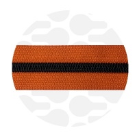 Puffin's Orange - #S5 Black | Spiralreißverschlüssen | 10 Meter