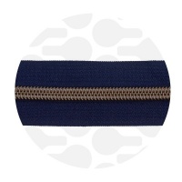 Navy blue - #S5 Bronze | Spiraalrits | 10 meter