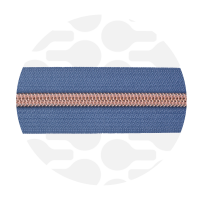 Cloudy Blue - #S5 Rose Gold | Zip Nylon | 10 mètres