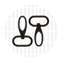 Elegant | Karabiner | 25 mm | Electro Black