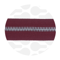 Terracotta - #M3 Silver | Metal Zipper Tape