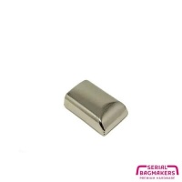 5 Metall-Zipper-Endstücke | Nickel