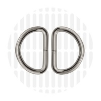 Basic | D-ring | 25 mm | Nickel
