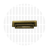 Flipsluiting | Long | Antique Brass