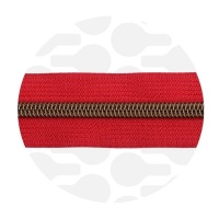 Crimson Red - #S5 Bronze | Spiraalrits | 10 meter