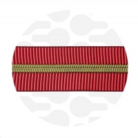 Striped Berry - #5S Gold | Nylon Coil Zipper Tape | 1 meter