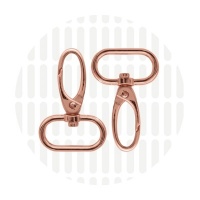 Elegant | Mousqueton | 25 mm | Rose Gold