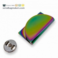 Magneet | Half moon | Iridescent Rainbow