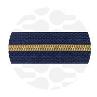 Lazulli Blue - #S5 Gold | Zip Nylon | 10 mètres