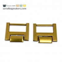 Minimalist strap connector | Antique Gold