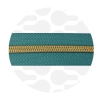 Mineral green - #S5 Gold | Spiraalrits | 1 meter