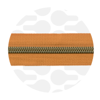 Burnt orange - #S5 Bronze | Spiraalrits | 1 meter