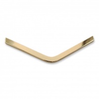 Metal edge trim: Pointed | Gold