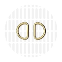 Sleek | D-ring | 19 mm | Gold