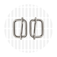 Basic | schuifgesp | 19 mm | Nickel
