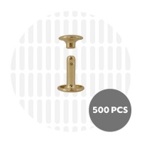 Holnieten dubbele kop goud 9x12 (500 sets)