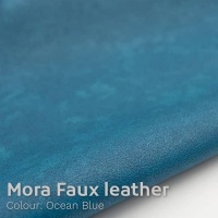 Mora Kunstleder | Ocean Blue | Mora Faux Leather | panel 21,5 cm x 28 cm