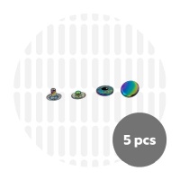 Glove snap | Basic | Iridescent Rainbow