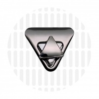 Draaisluiting | Triangle | Gun metal