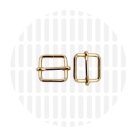 Basic | Wide mouth schuifgesp | 19 mm | Gold