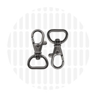 Basic | Musketon | 19 mm | Gun metal