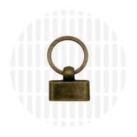 Elegant | Keyfob | Antique Brass