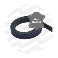 Leather strap 130cm - 15 mm - Ink Blue