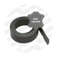 Leather strap 130cm - 25 mm - Black