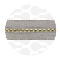 Taupe - #M3 Bronze | Metal Zipper tape | 5 meter