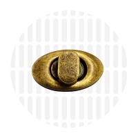 Turnlock | Kora | Antique Brass
