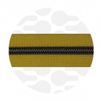 Mustard Yellow - #S5 Gunmetal | Spiraalrits | 3 meter