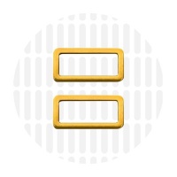 Sleek | Rechthoekige ring | 32 mm | Antique Gold