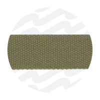 Army green - 38 mm | Katoenlook Tassenband | 15 meter