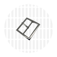 Gesp met pin | 38 mm | Nickel