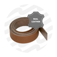 Leather strap 130cm - 25 mm - Hazelnut