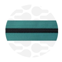 Seaspray Teal - #S5 Black | Spiraalrits | 3 meter