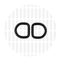 Basic | D-ring | 13 mm | Electro Black