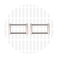 Edge | Rectangular ring | 38 mm | Nickel