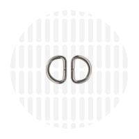 Basic | D-ring | 13 mm | Nickel