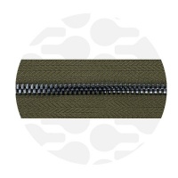 Army Green - #M5 Gunmetal | Metalen rits