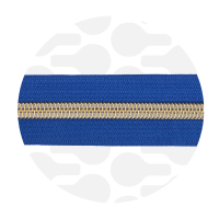 Royal blue - #S5 Gold | Spiraalrits | 3 meter