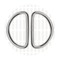 Basic | D-ring | 38 mm | Nickel