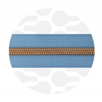 Nordic Blue - #5S Rose Gold | Spiraalrits | 3 meter